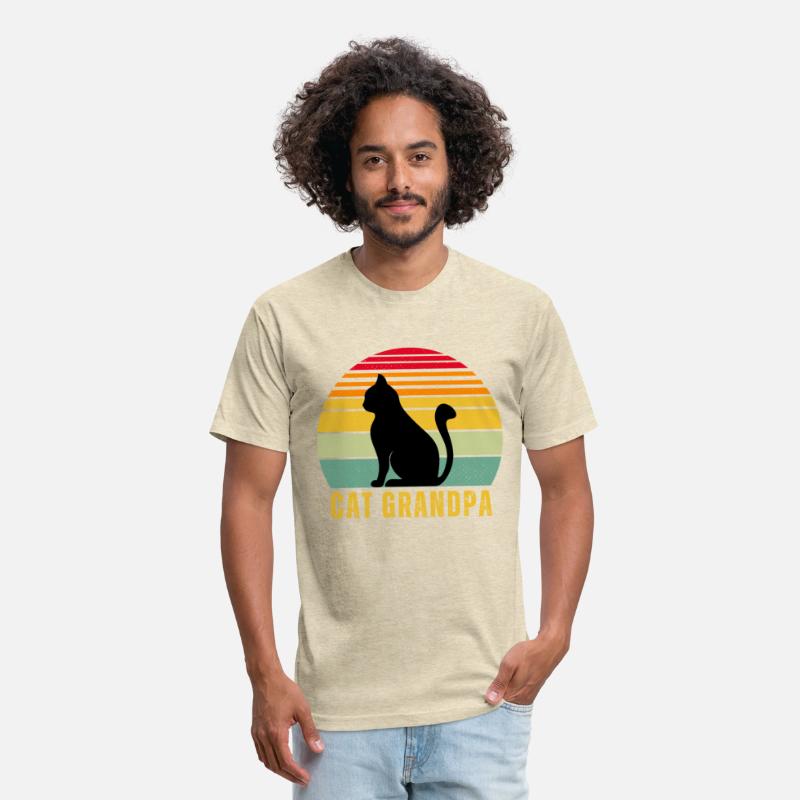 Cat Grandpa Retro Style