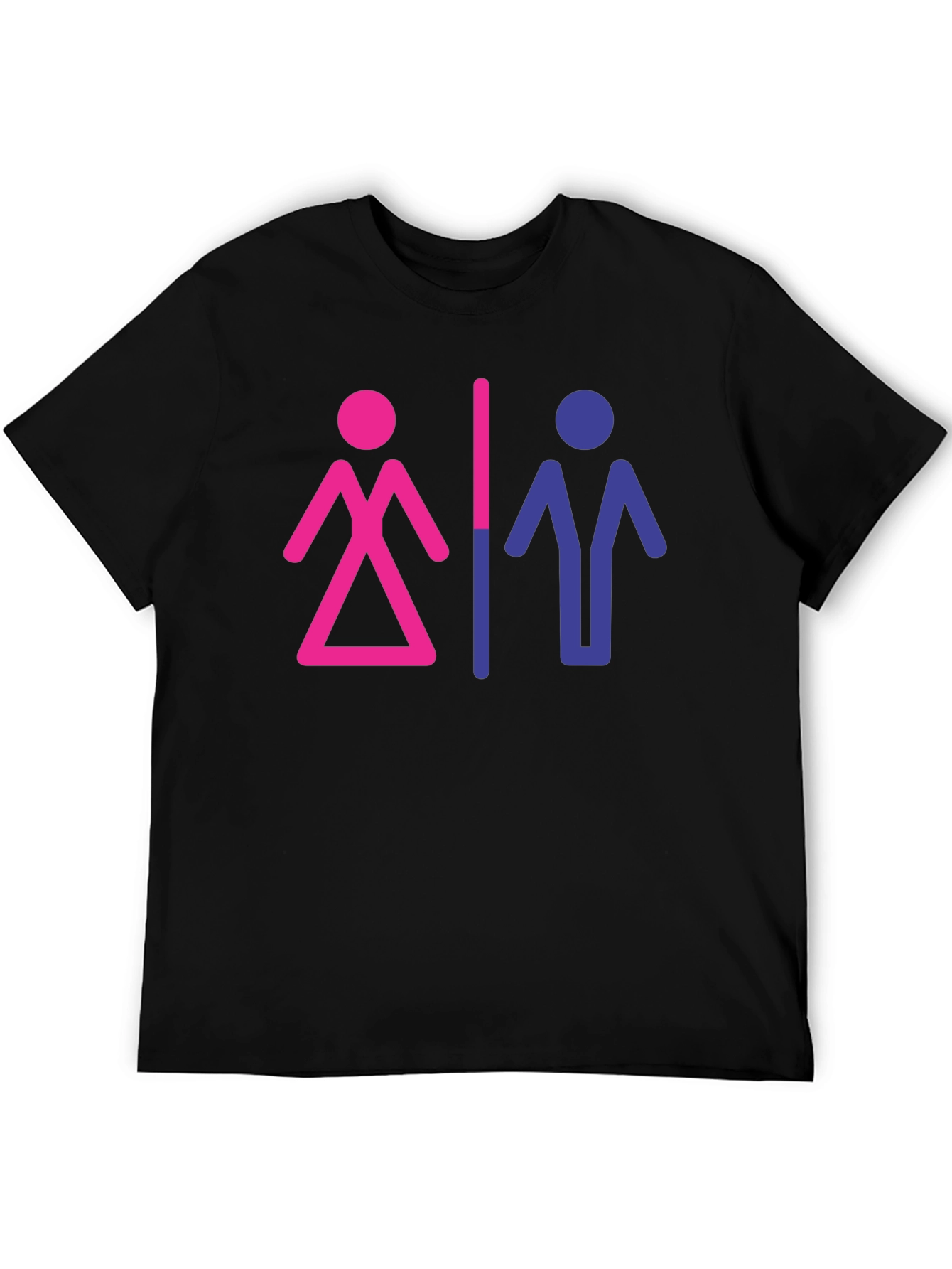 Bisexual Pride Symbol Graphic Tee - Unisex T-Shirt