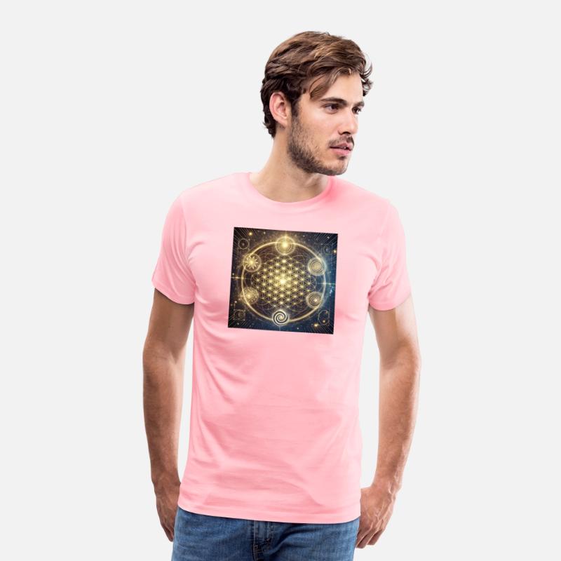 Celestial Harmony: The Golden Flower of Life