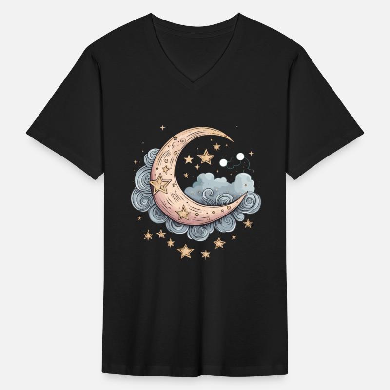 Celestial Moon Space Starry Night Sky