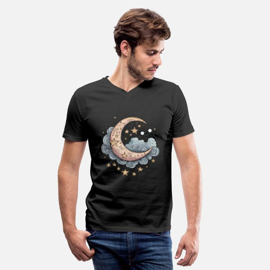 Celestial Moon Space Starry Night Sky