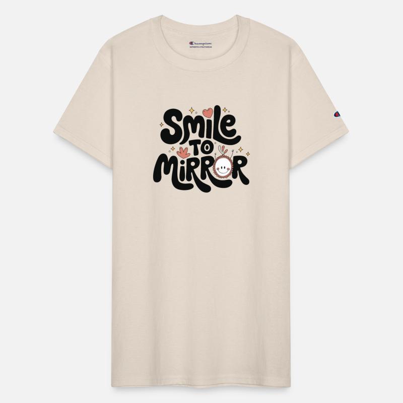 Cheerful "Smile to Mirror" – Spread Positivity