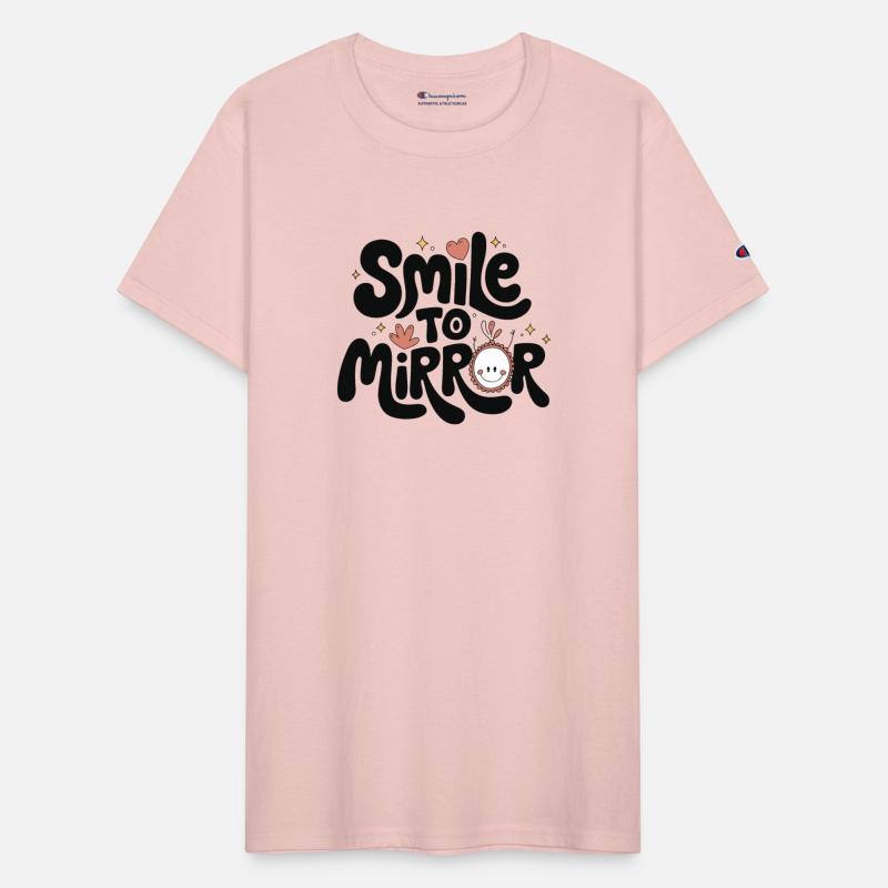 Cheerful "Smile to Mirror" – Spread Positivity