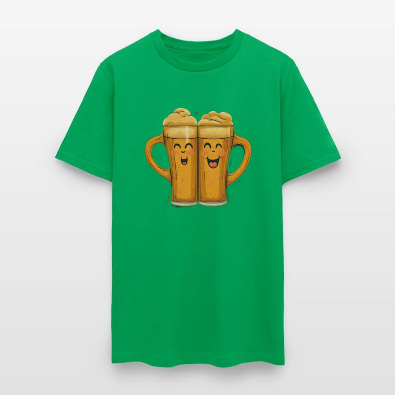 Cheers to Happiness Beer Glass Design