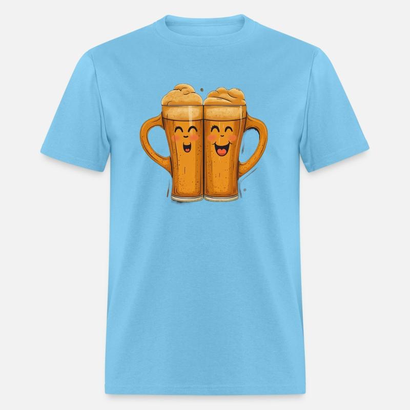 Cheers to Happiness Beer Glass Design