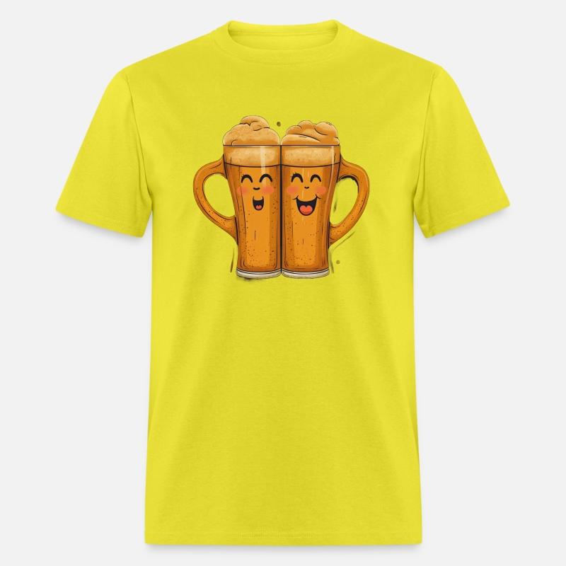 Cheers to Happiness Beer Glass Design