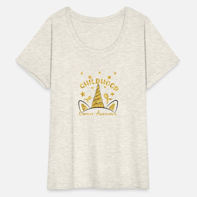 Childhood Cancer Awareness Unicorn Gold Co