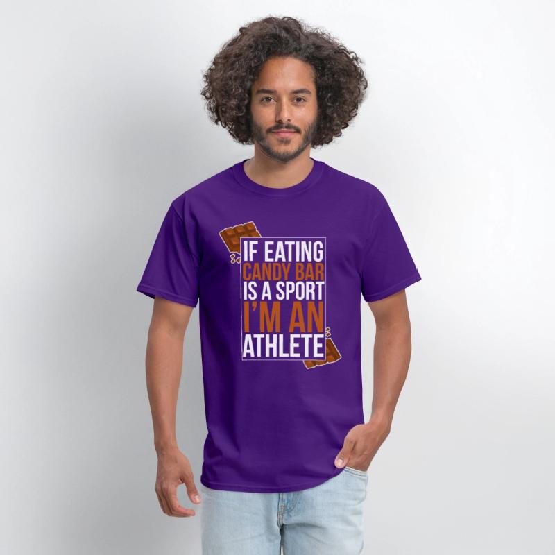 Chocolate Candy Bar Funny Quote Sport Athlete Gift