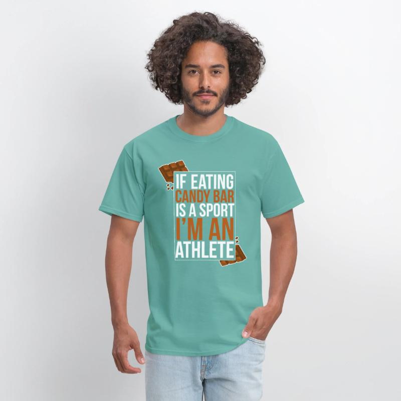 Chocolate Candy Bar Funny Quote Sport Athlete Gift