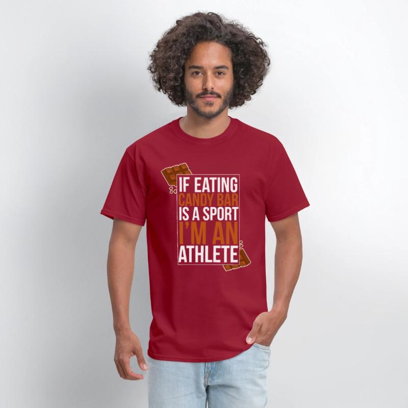 Chocolate Candy Bar Funny Quote Sport Athlete Gift