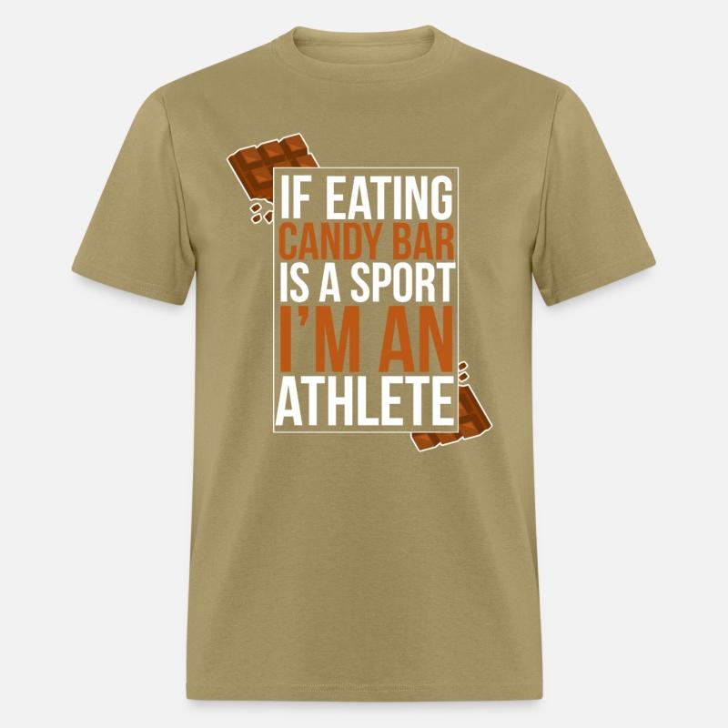 Chocolate Candy Bar Funny Quote Sport Athlete Gift