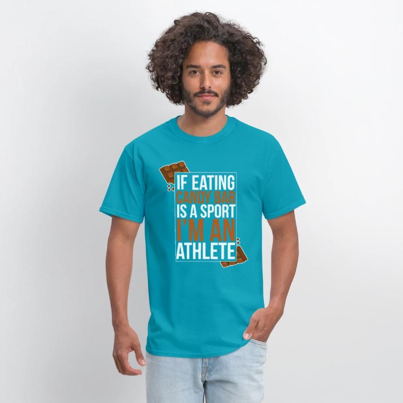 Chocolate Candy Bar Funny Quote Sport Athlete Gift