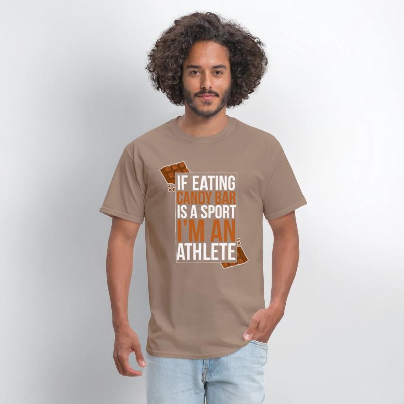 Chocolate Candy Bar Funny Quote Sport Athlete Gift