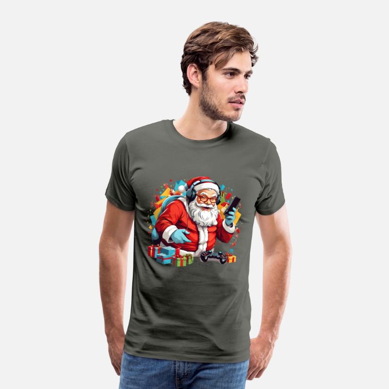 Christmas Festive Gamer Santa