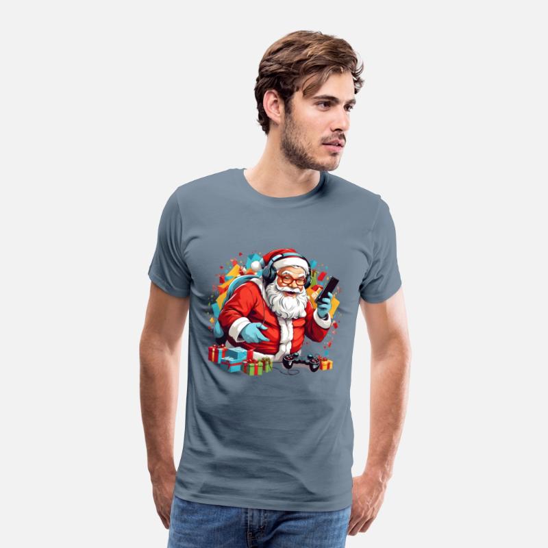Christmas Festive Gamer Santa