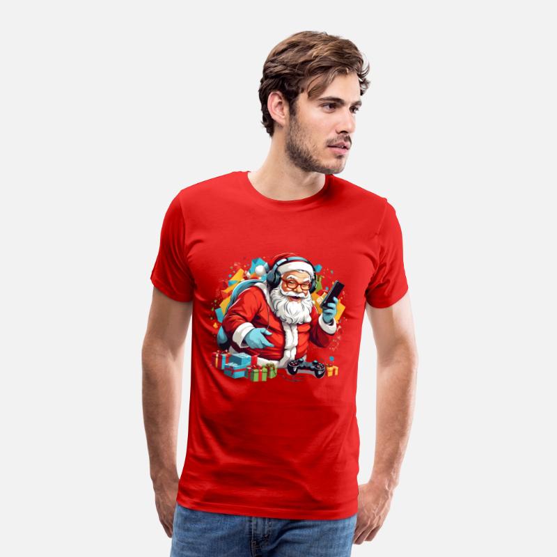 Christmas Festive Gamer Santa
