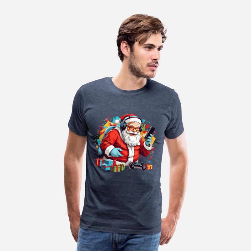 Christmas Festive Gamer Santa