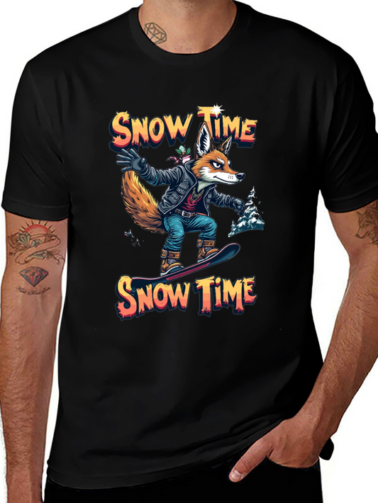 Snow Time Fox Snowboarding T-Shirt