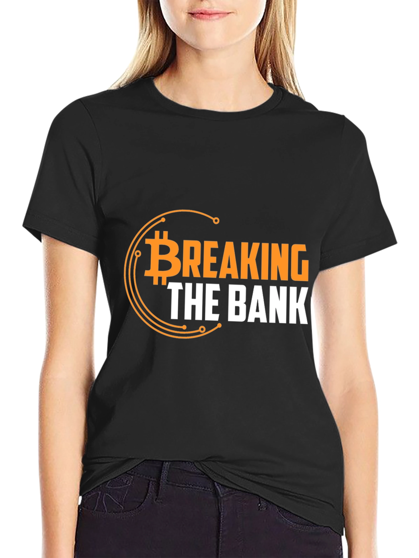 Breaking The Bank Bitcoin Graphic T-Shirt