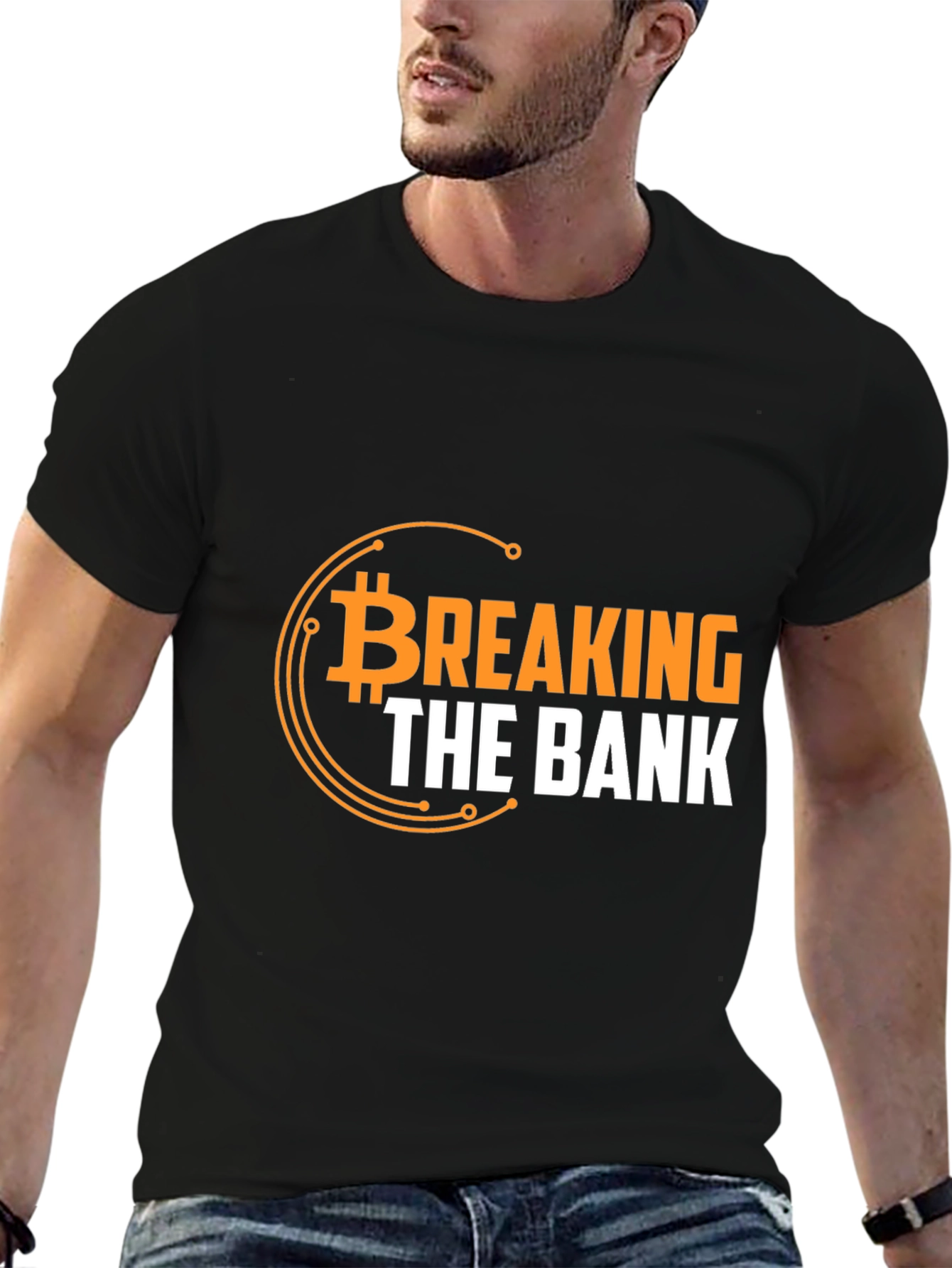 Breaking The Bank Bitcoin Graphic T-Shirt