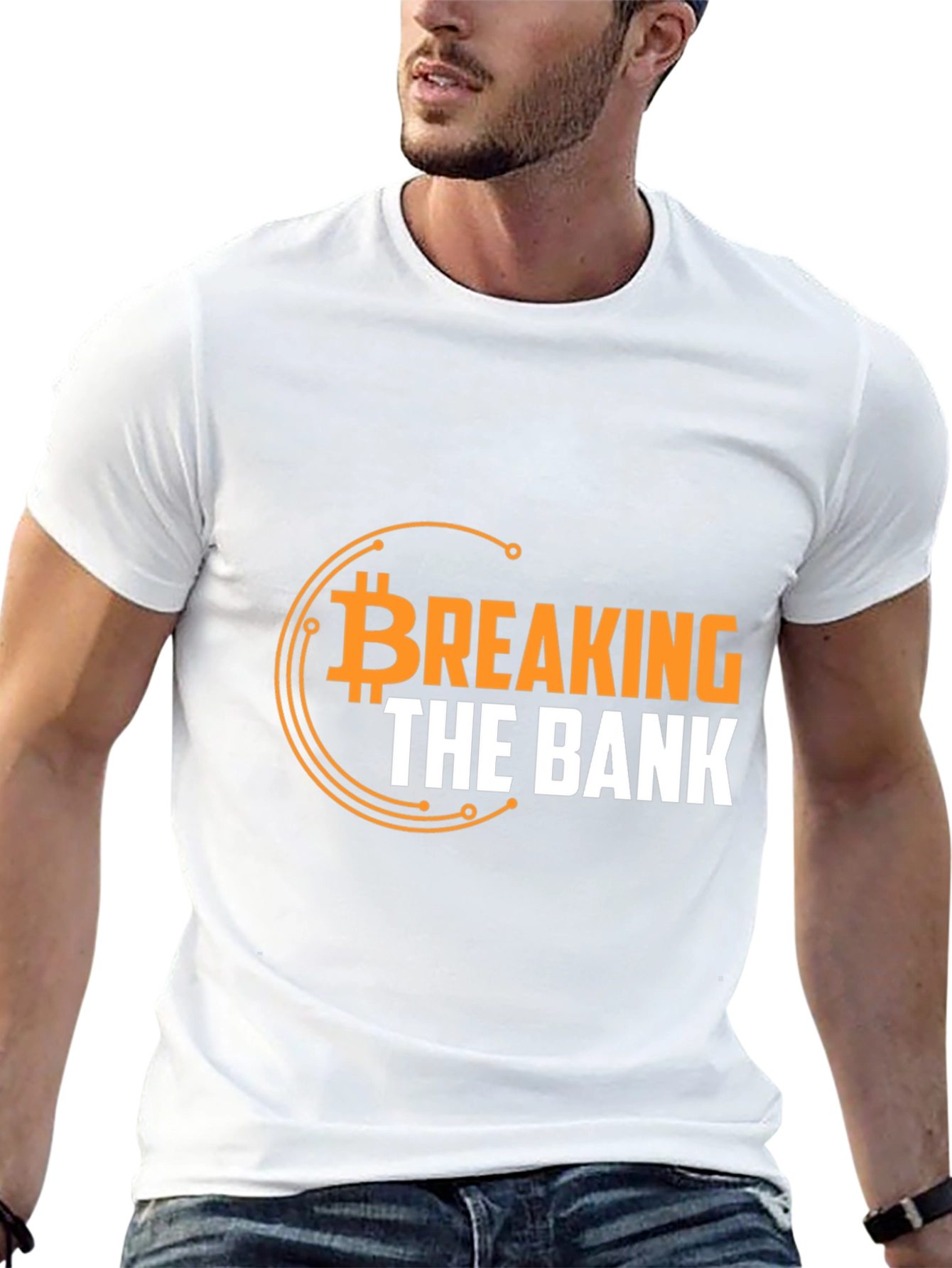 Breaking The Bank Bitcoin Graphic T-Shirt