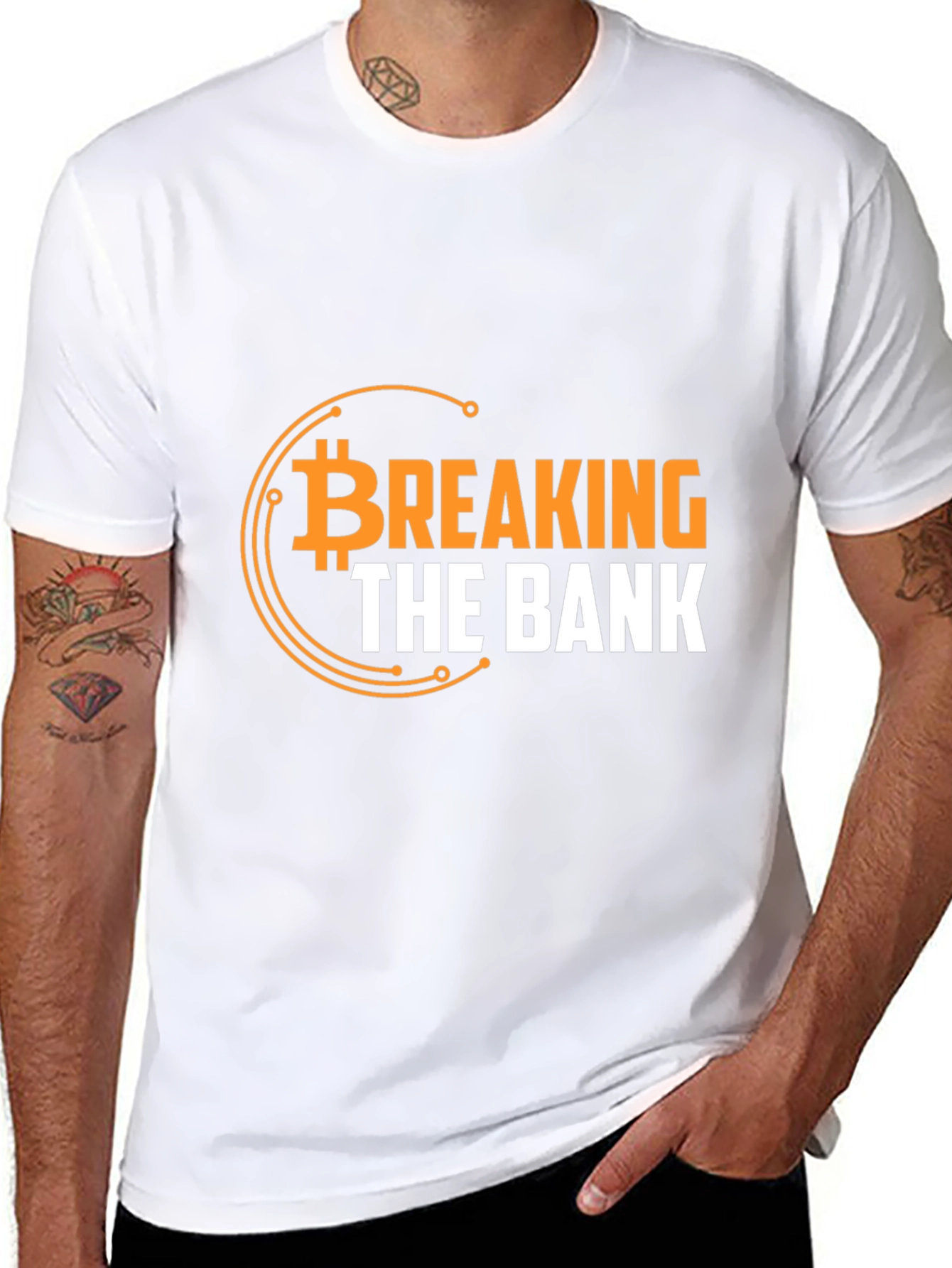 Breaking The Bank Bitcoin Graphic T-Shirt