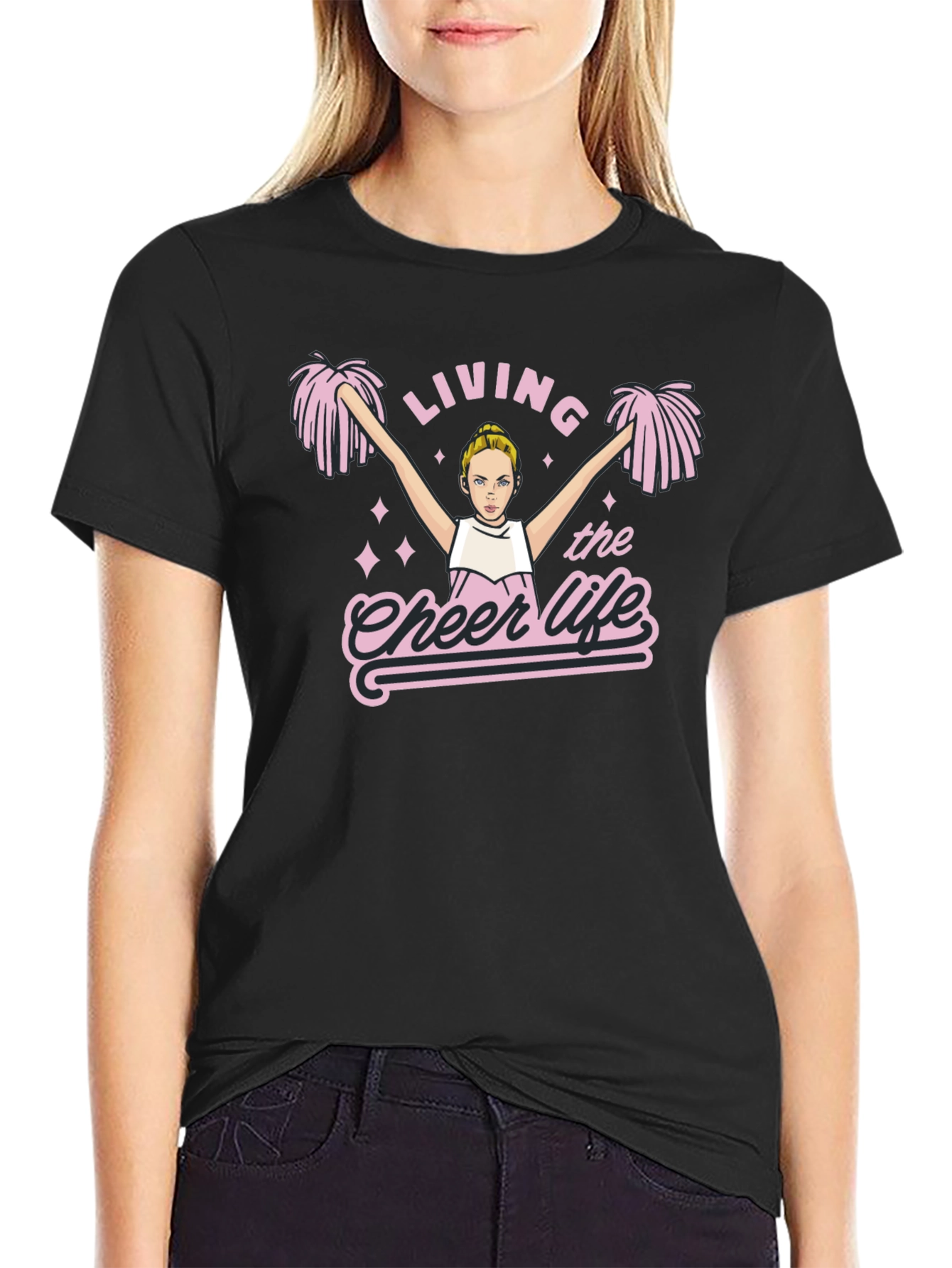 Cheer Life Graphic T-Shirt