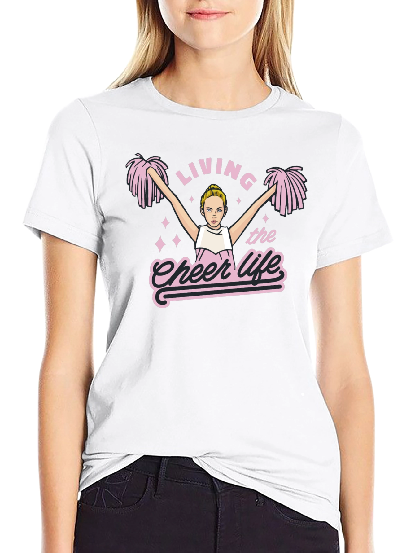 Cheer Life Graphic T-Shirt