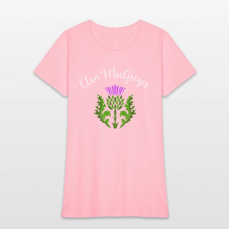 Clan MacGregor Surname Thistle Flower Scottish