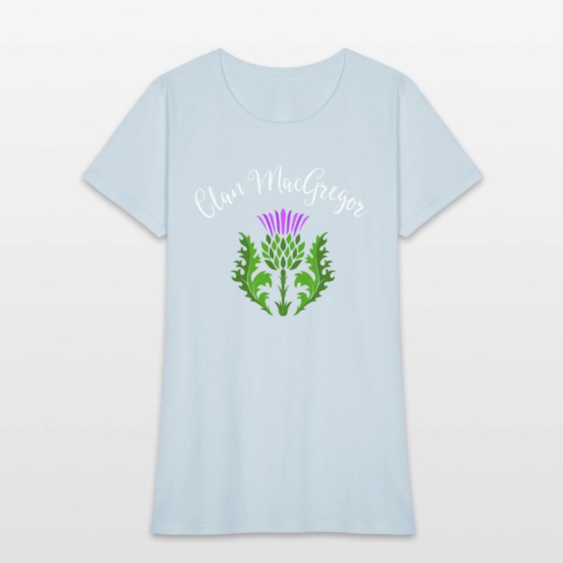 Clan MacGregor Surname Thistle Flower Scottish