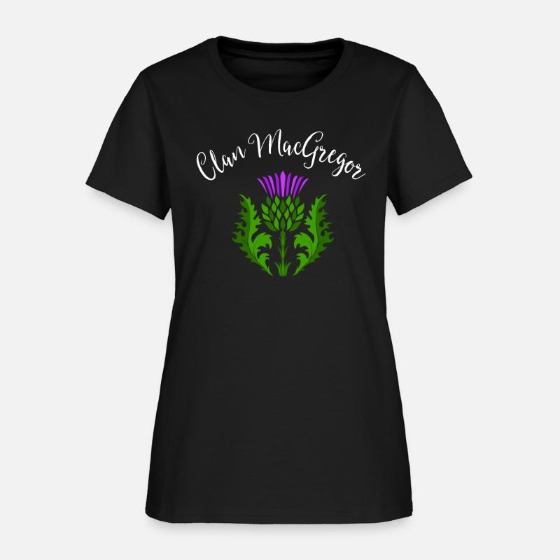 Clan MacGregor Surname Thistle Flower Scottish