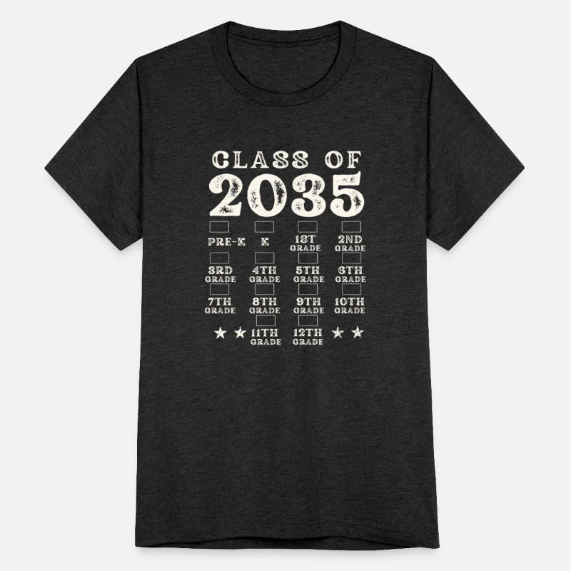 Class Of 2035 Grow With Me Grade Pre-K Checkmarks