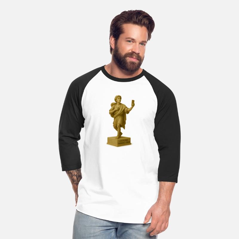 Classical Philosopher Pose T-Shirt Design