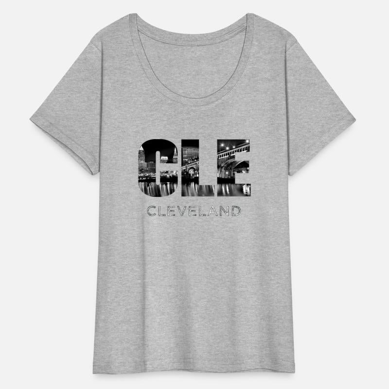 Cle The Land Night Downtown Cleveland Skyline Ohio