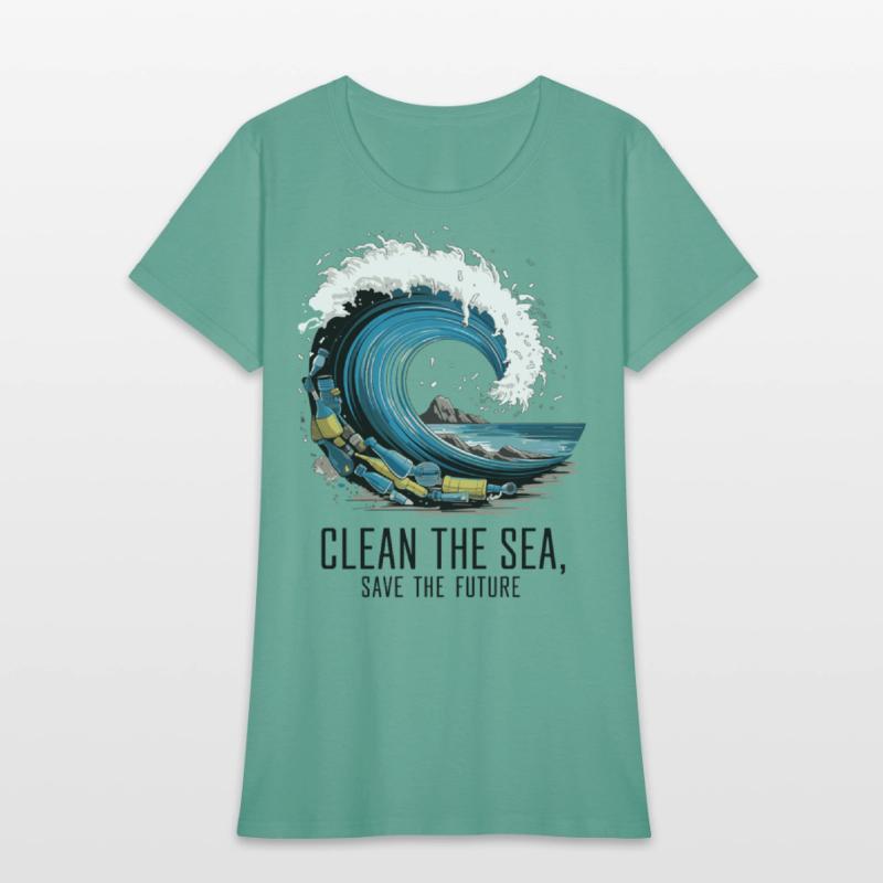 Clean the Sea Save the Future Ocean Art