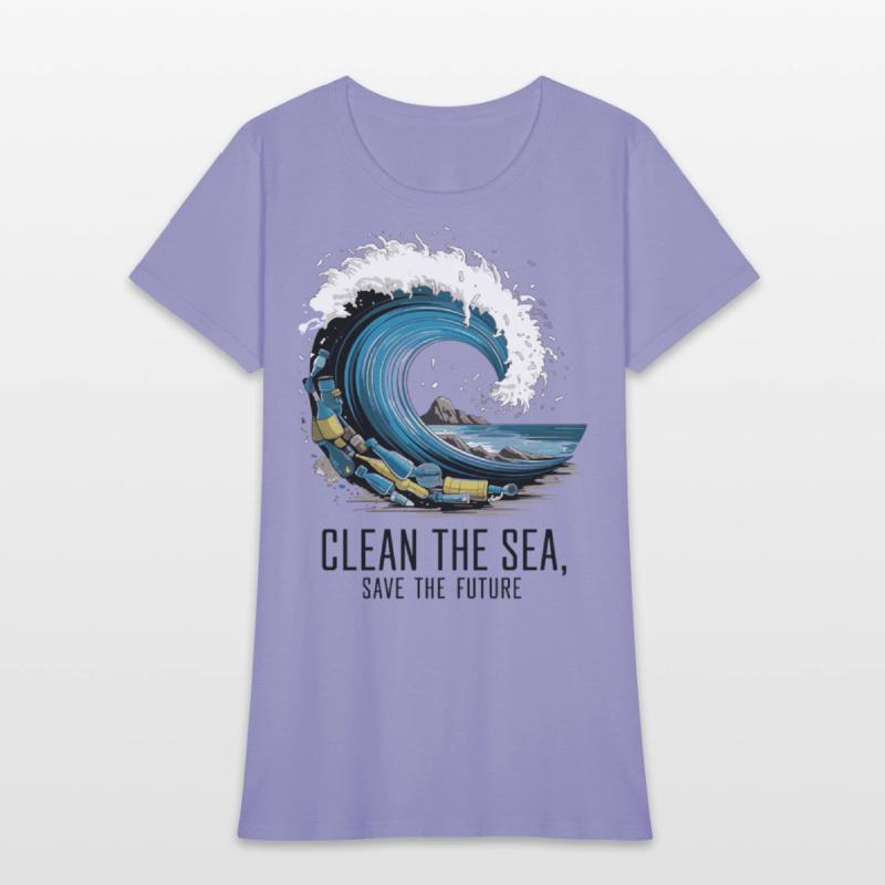 Clean the Sea Save the Future Ocean Art