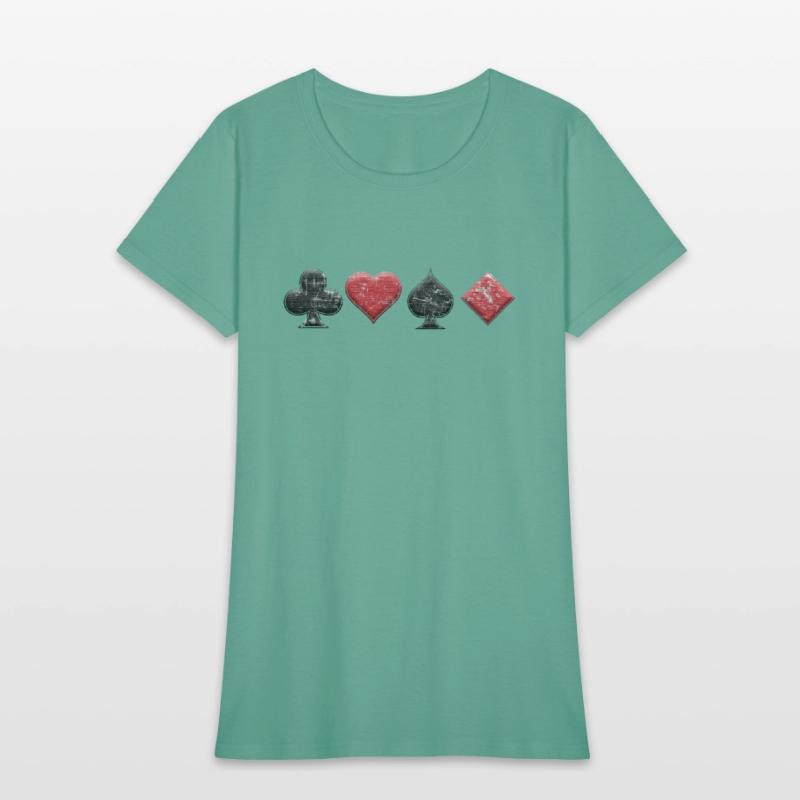 Clubs Hearts Spades Diamonds Cross Poker Player