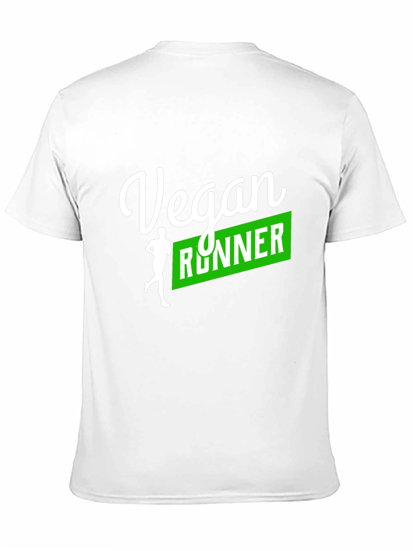 Vegan Runner Graphic Tee - Black
