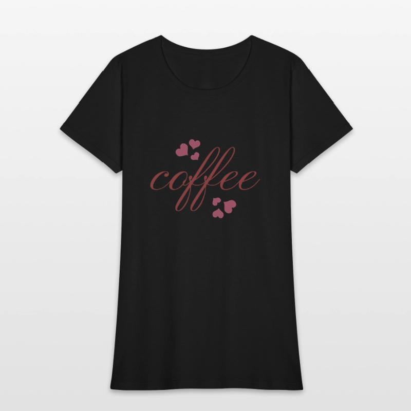Coffee Love – Elegant Script with Hearts