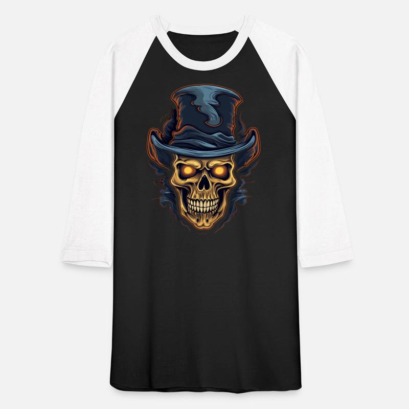 Colorful Abstract Skull With Top Hat