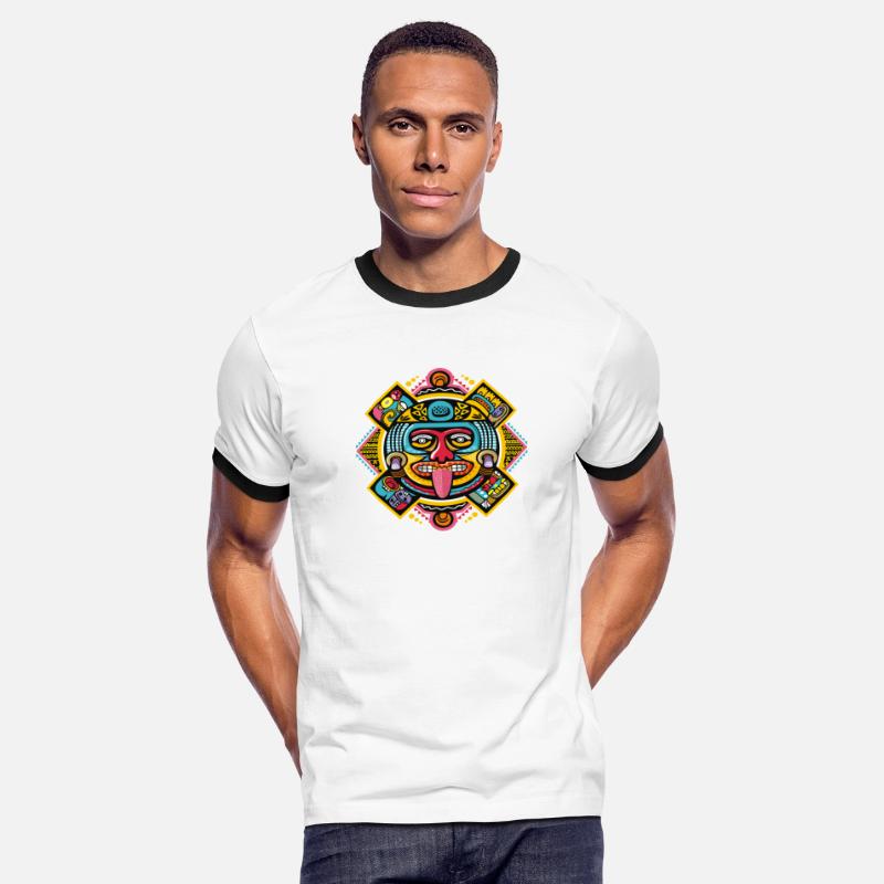 Colorful Aztec Illustration: Ethnic Ornament