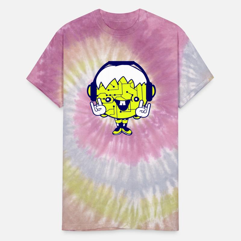 Computer Nerd DJ Cool Geek Microchip Pattern Party