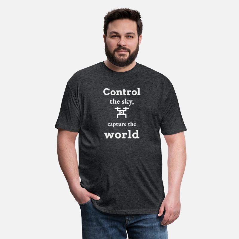 Control the sky, capture the world drone T-shirt