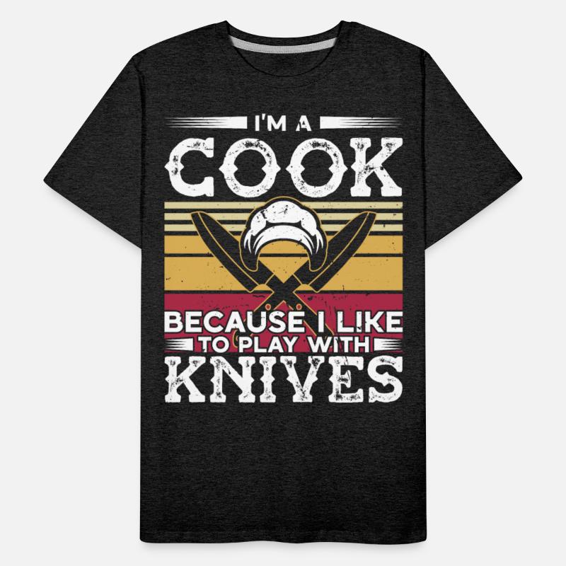 Cooking like to play with knives cook chef kitchen