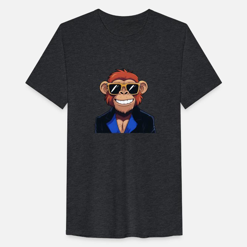 Cool Anthropomorphic Chimpanzee in Sunglasses