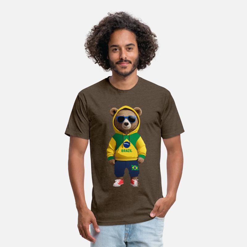 Cool Brazil Bear: The Ultimate Soccer Fan