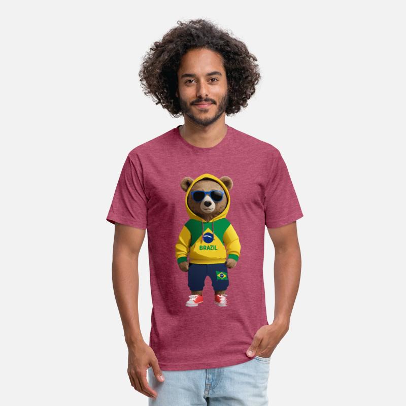 Cool Brazil Bear: The Ultimate Soccer Fan