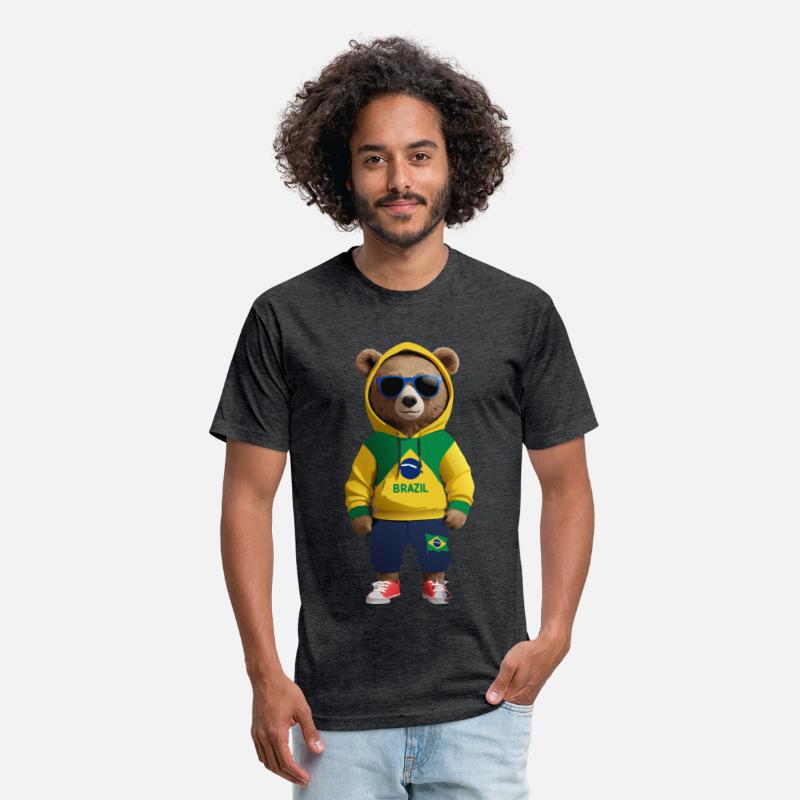 Cool Brazil Bear: The Ultimate Soccer Fan