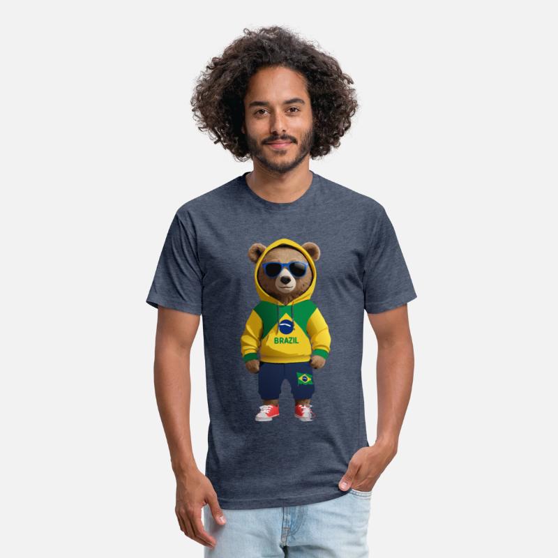 Cool Brazil Bear: The Ultimate Soccer Fan