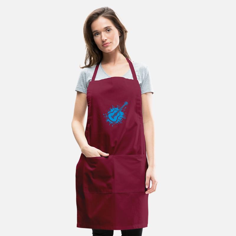 Cool color blob guitarist